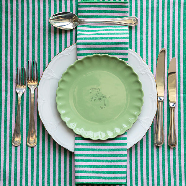 Feestbord Zachtgroen