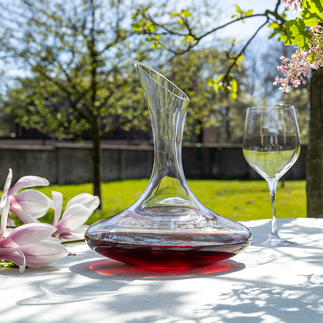Luxe decanteerkaraf voor wijnliefhebbers