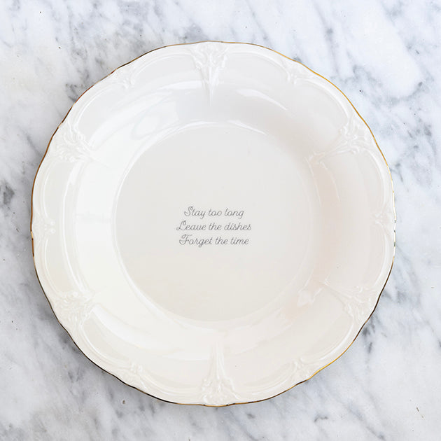 Dinerbord Goudluster