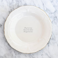 Dinerbord Goudluster