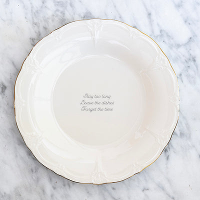 Dinerbord Goudluster