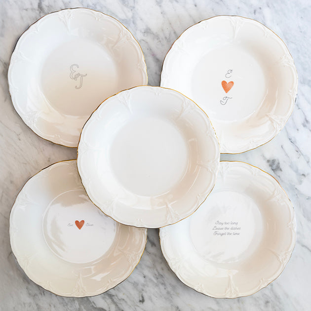 Dinerbord Goudluster