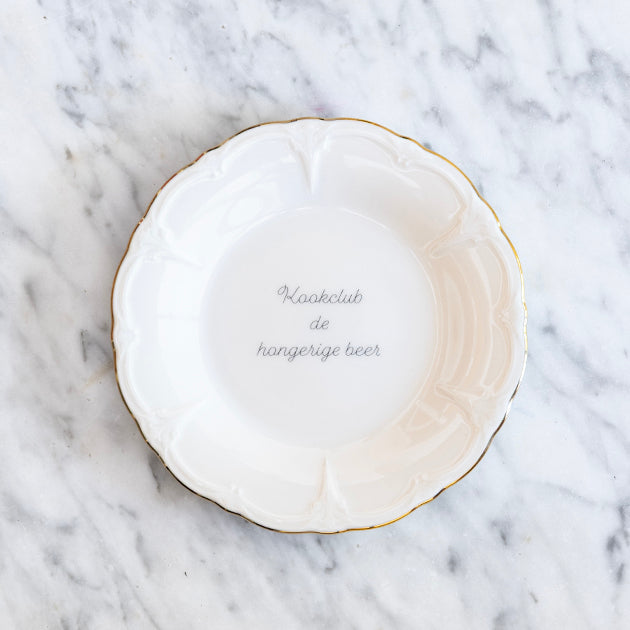 Taartbordje Goudluster