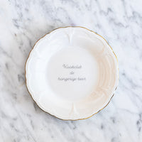 Taartbordje Goudluster