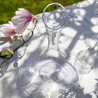 Gegraveerde decanteerkaraf met initialen